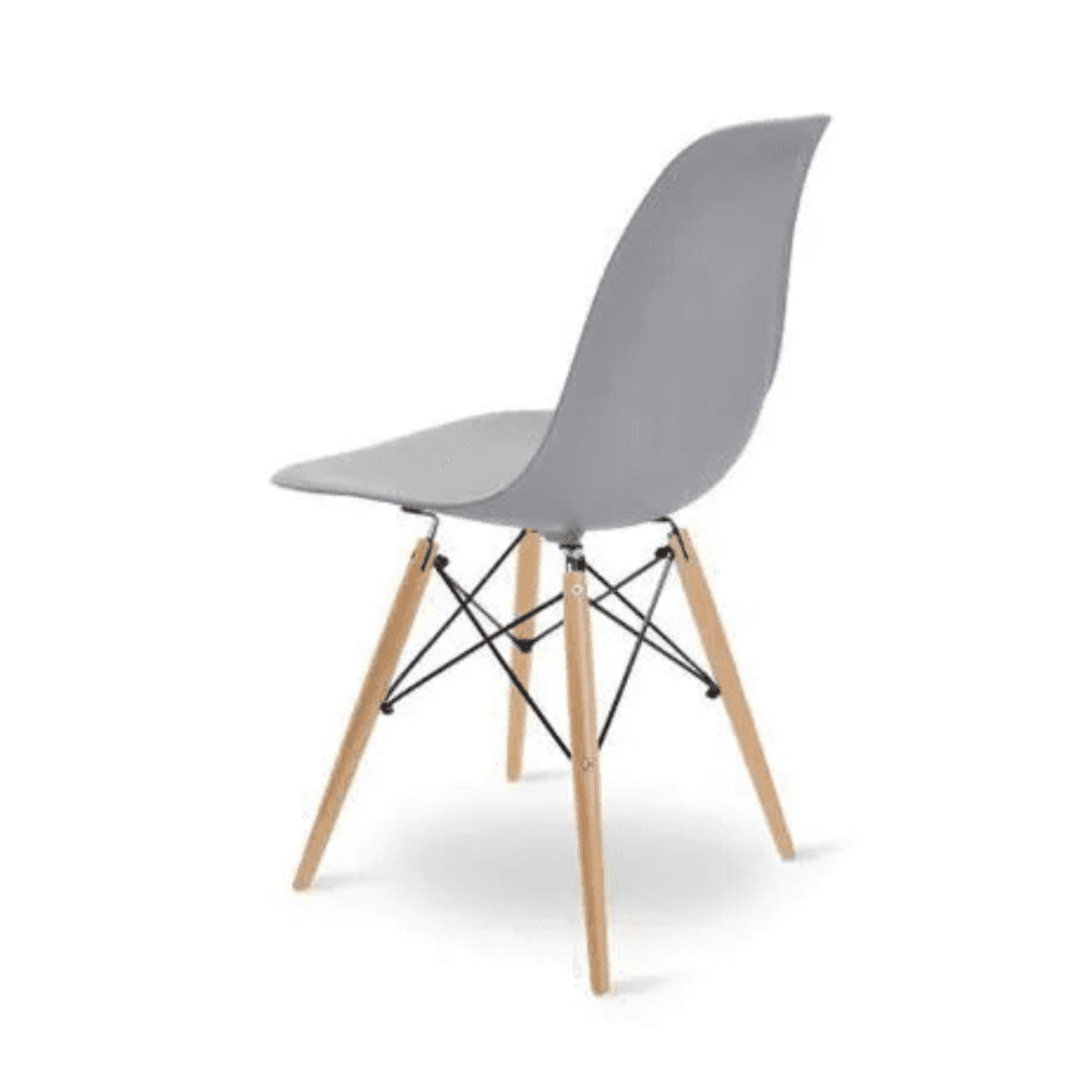 Halo Dining Table and Ghost Chair Set for 4 - Eiffel Plastic Chairs and a Rectangle Dining Table - Joe’s Haven