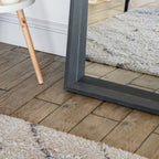 Hanaka - Full Length Black Oak Rectangle Mirror - 200cm x 100cm - Joe’s Haven