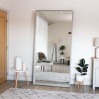Hanaka - Full Length Grey Oak Rectangle Mirror - 200cm x 100cm - Joe’s Haven