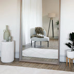 Hanaka - Full Length Walnut Wood Rectangle Mirror - 200cm x 100cm - Joe’s Haven