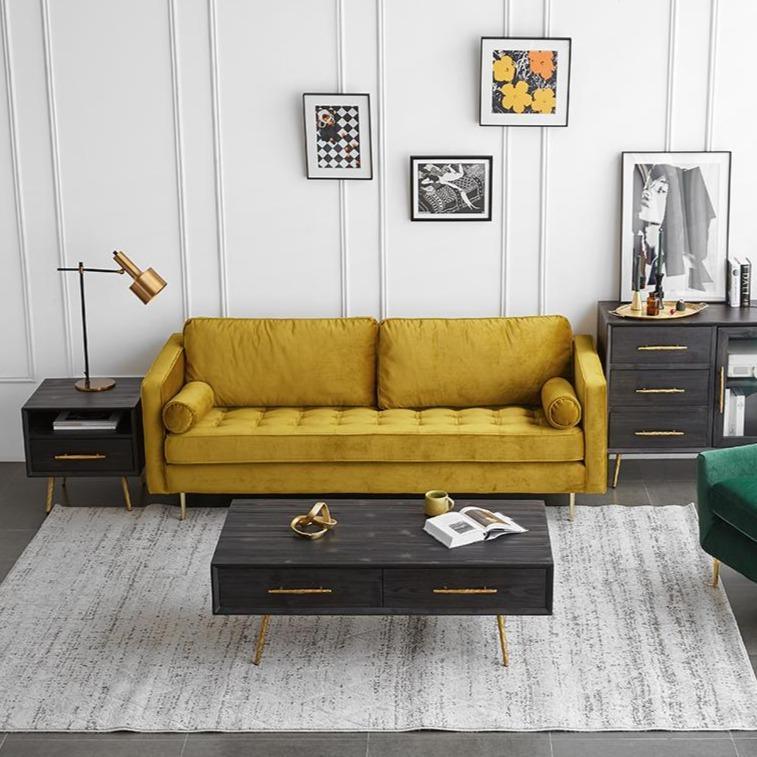 Hanoi Two Seater Sofa, Velvet - Joe’s Haven