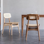 Hans Style Rattan Dining Chair, Light Oak - Joe’s Haven