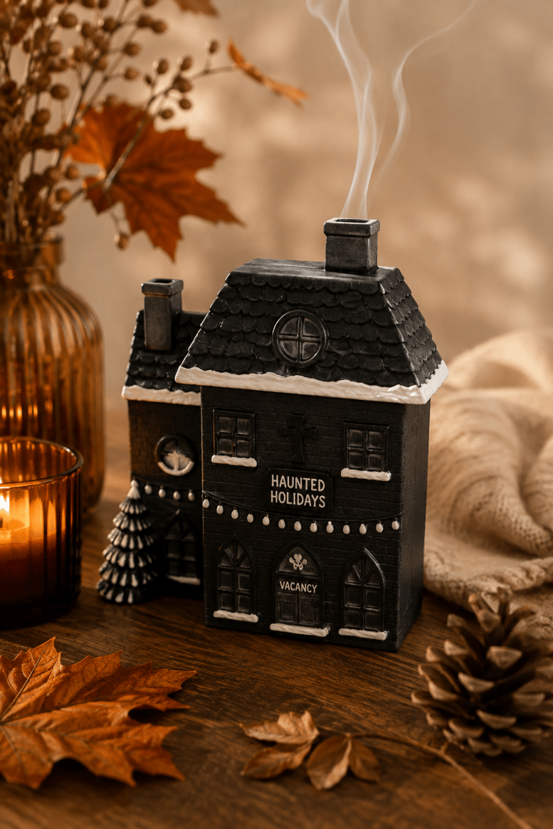 Haunted Holiday House Incense Cone Burner - Joe’s Haven