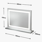 Hollywood Crystal Pro Mirror 80x60cm