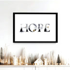 Xmas wall art print for Christmas decor