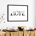 Xmas wall art print for Christmas decor