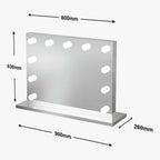Houston Bluetooth Hollywood Mirror 80x60cm