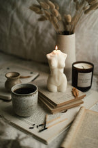 Scented Venus Body Candle White - Joe’s Haven