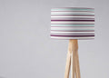 Purple Striped Lampshade, Ceiling or Table Lamp Shade - Joe’s Haven
