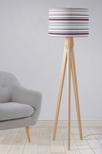 Purple Striped Lampshade, Ceiling or Table Lamp Shade - Joe’s Haven