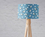 Blue Lampshade with a Seagull Design, Ceiling or Table Lamp Shade - Joe’s Haven