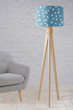 Blue Lampshade with a Seagull Design, Ceiling or Table Lamp Shade - Joe’s Haven