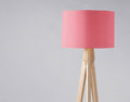 Pink Lampshade with a White Chevron Design, Ceiling or Table Lamp Shade - Joe’s Haven