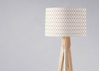 White with Copper Lines Design Lampshade, Ceiling or Table Lamp Shade - Joe’s Haven