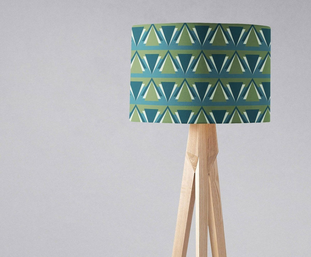 Green and Blue Art Deco Lampshade - Joe’s Haven