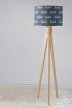 Dark Blue Scandinavian Forest Lampshade, Ceiling or Table Lamp Shade - Joe’s Haven