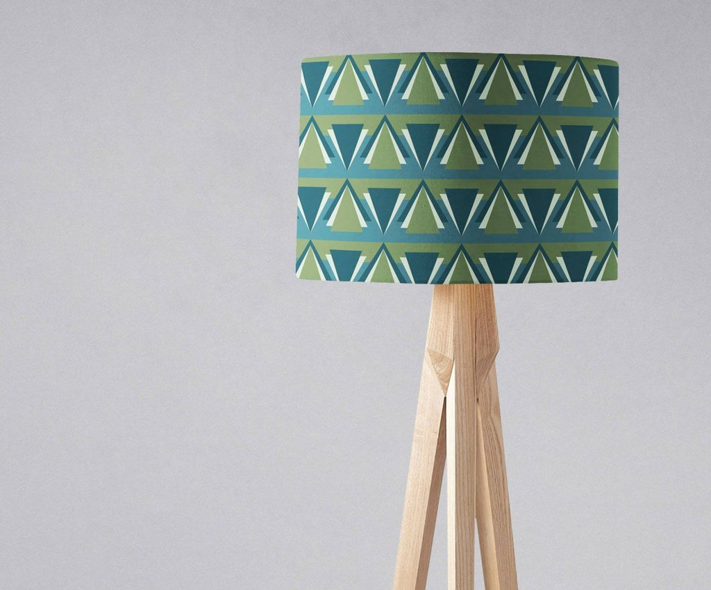 Green and Blue Art Deco Lampshade - Joe’s Haven