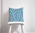 Blue Cushion with a Seagull Design, Throw Pillow - Joe’s Haven
