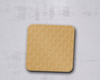 Gold and White Contemporary Design Coasters, Table Decor Drinks Mat - Joe’s Haven