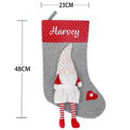 Personalised Christmas Stocking Gnome Design - Joe’s Haven