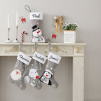 Personalised Stocking in Grey - Fun Designs - Joe’s Haven