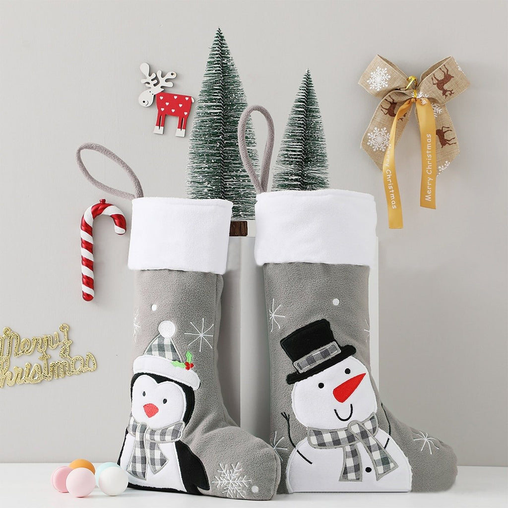 Personalised Stocking in Grey - Fun Designs - Joe’s Haven