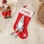 Personalised Christmas Stocking Gnome Design - Joe’s Haven