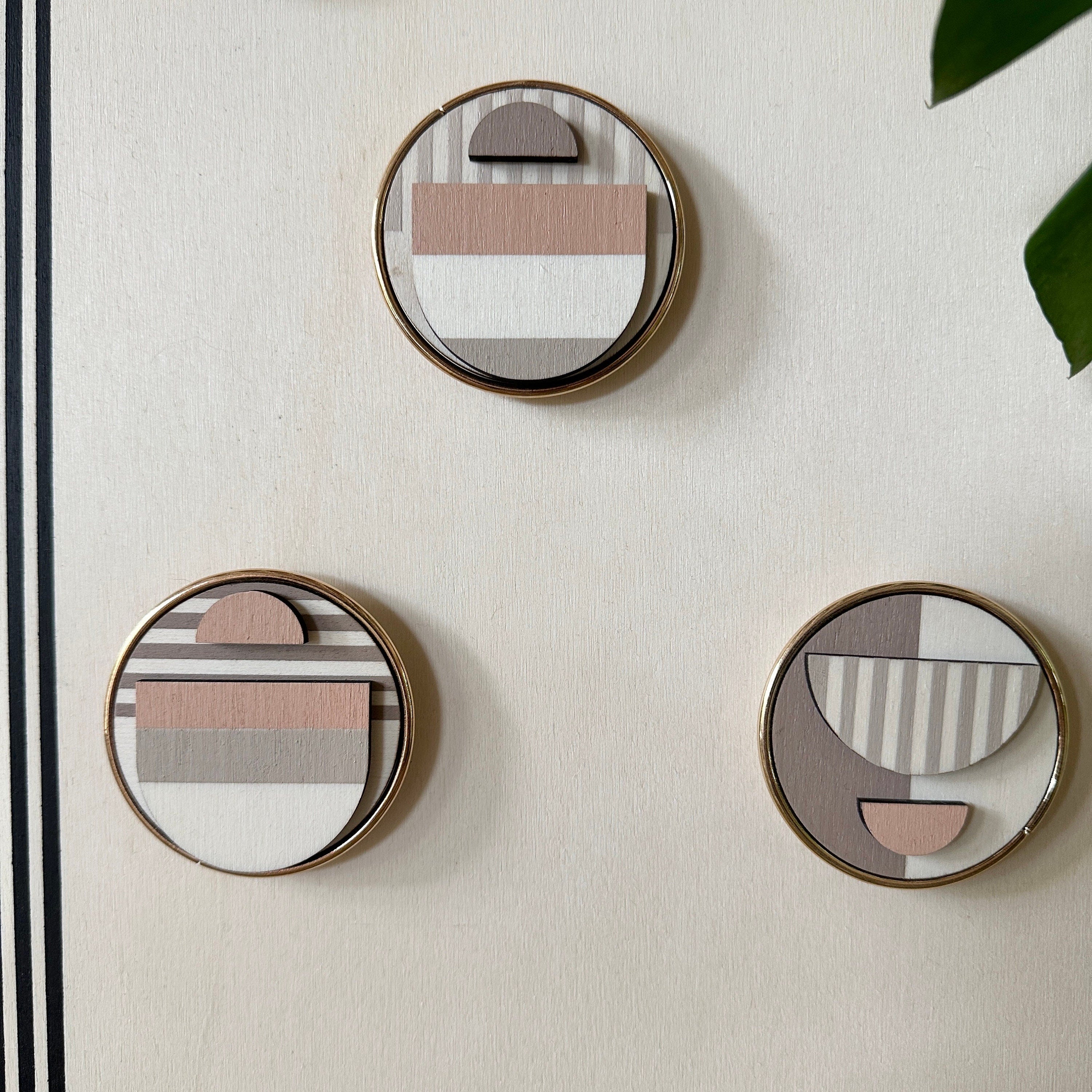 Modern Geometric Fridge Magnet - Colourful Magnets - Mid-century Modern Decor - Fridge Magnet Art - Modern Art Magnet - Set of 6 Magnets