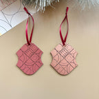 Copper Christmas Decoration - Ornament Set - Holiday Decor - Xmas Decor