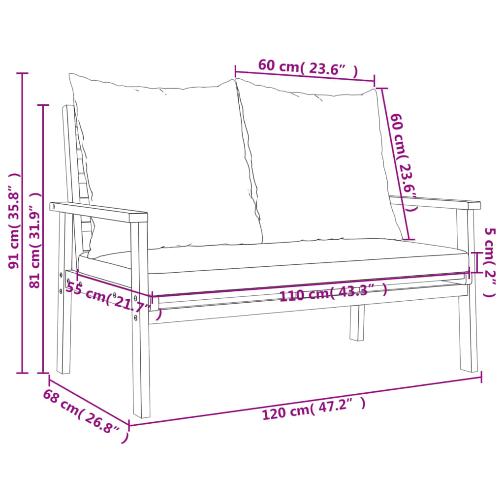 Nuvik Acacia Wood - 100cm - Joe’s Haven