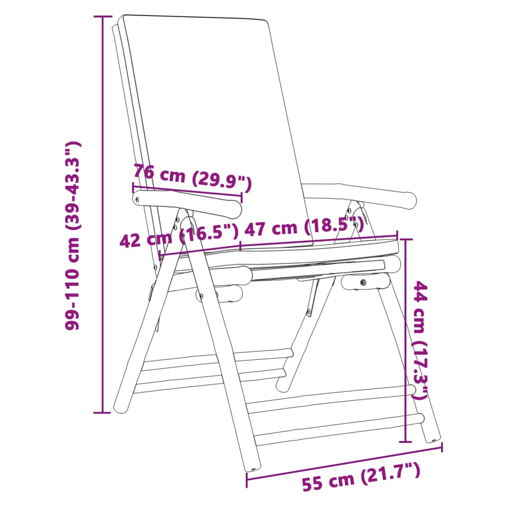 Dalma Bamboo Wood - 45 cm Foldable - Joe’s Haven
