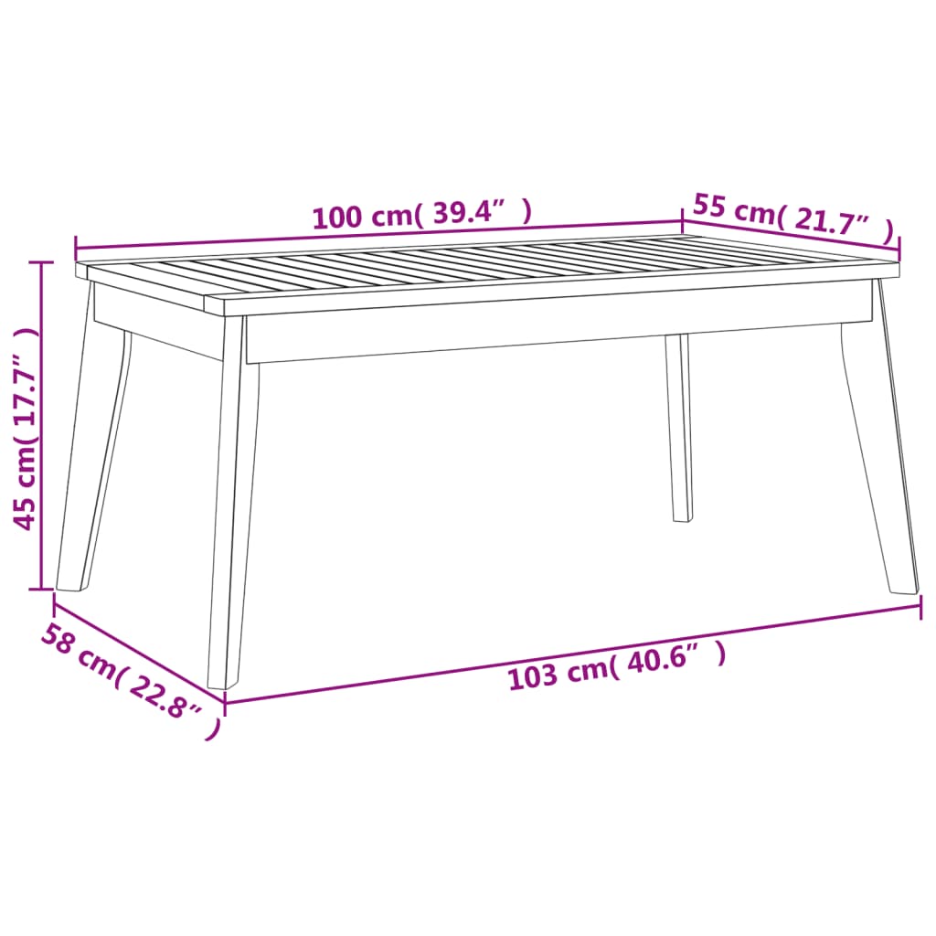 Nuvik Acacia Wood - 100cm - Joe’s Haven