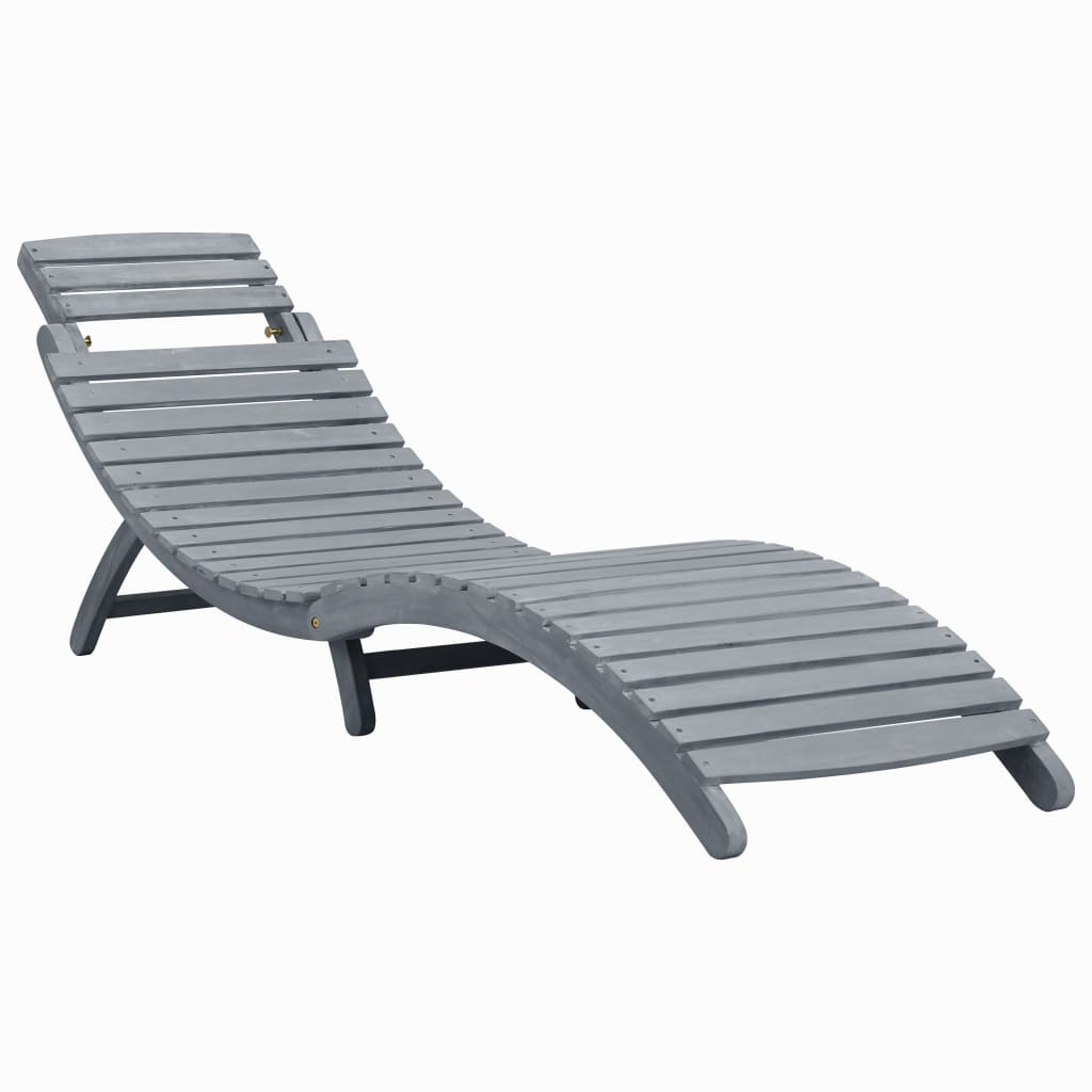 Velka Grey Acacia Wood - 190cm Foldable - Joe’s Haven
