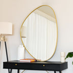 Izumi - Gold Metal Irregular Mirror - 120cm x 90cm - Joe’s Haven