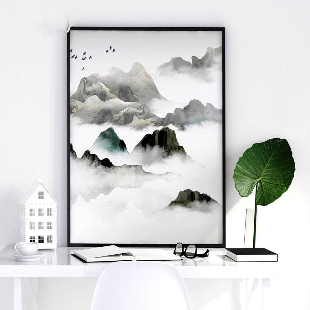 Art for a bedroom | set of 3 Japanese wall art - Joe’s Haven