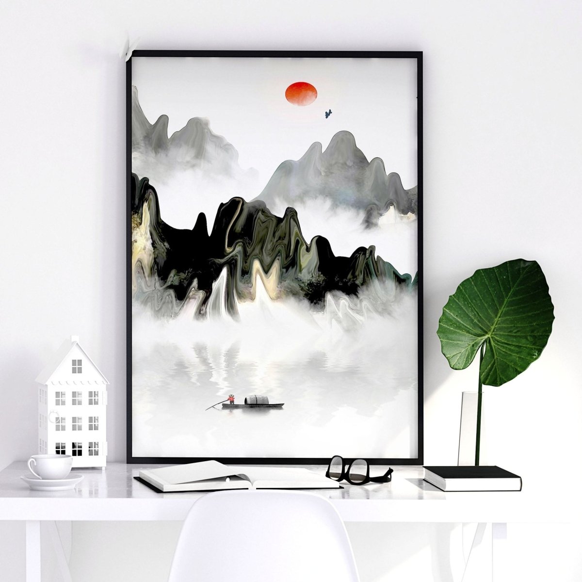 Art for a bedroom | set of 3 Japanese wall art - Joe’s Haven