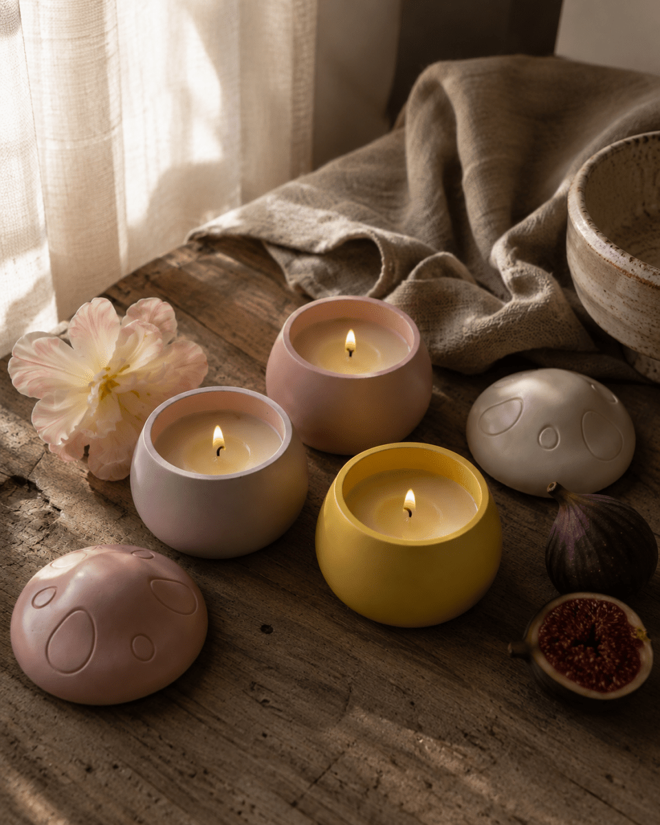Mushroom Scented Candle - Handmade Jar - Joe’s Haven