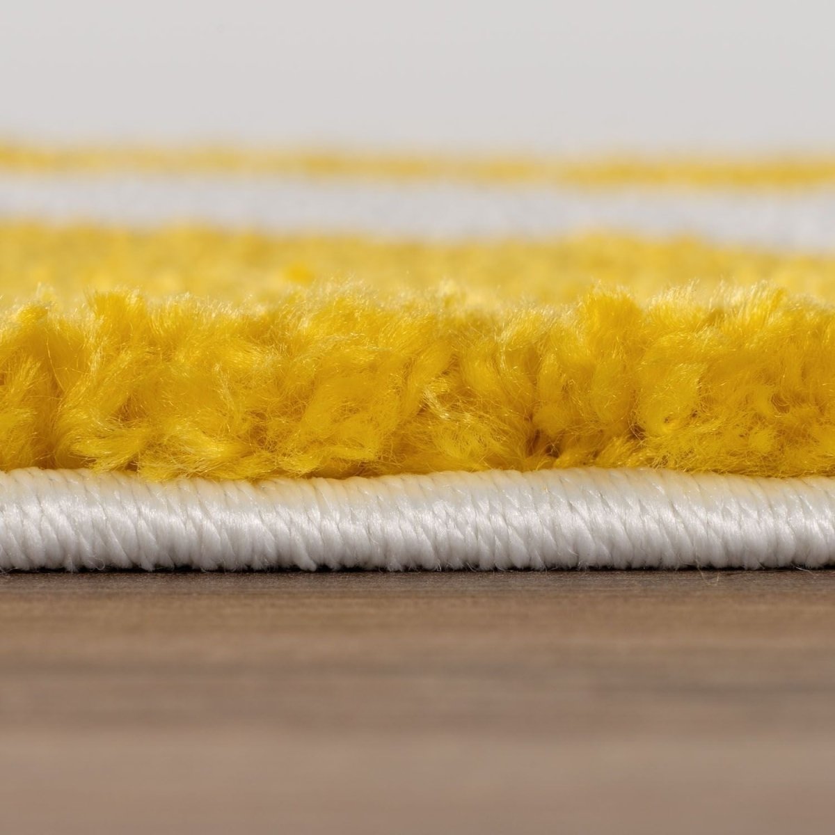 Joli Geometric Yellow & White Rug - Joe’s Haven