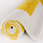 Joli Geometric Yellow & White Rug - Joe’s Haven