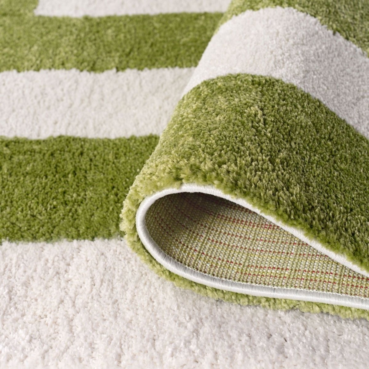 Joli Geometric Green & White Rug - Joe’s Haven