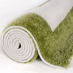 Joli Geometric Green & White Rug - Joe’s Haven
