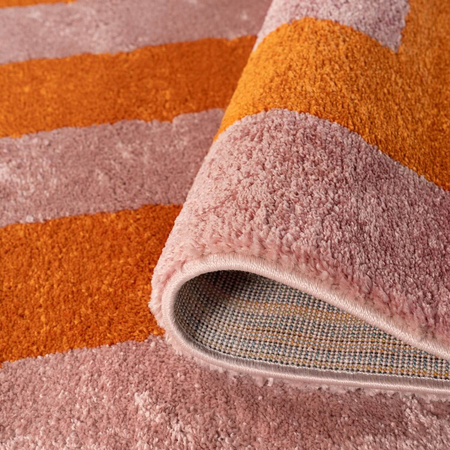 Joli Geometric Orange & Pink Rug - Joe’s Haven