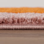 Joli Geometric Orange & Pink Rug - Joe’s Haven