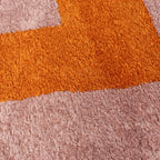 Joli Geometric Orange & Pink Rug - Joe’s Haven