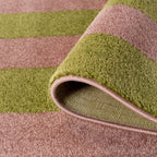 Joli Geometric Green & Pink Rug - Joe’s Haven