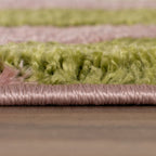 Joli Geometric Green & Pink Rug - Joe’s Haven