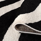 Joli Wave Black & White Rug - Joe’s Haven