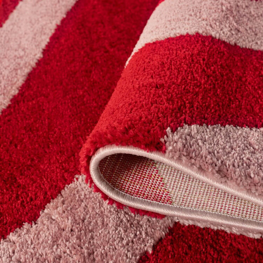 Joli Wave Red & Pink Rug - Joe’s Haven
