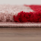 Joli Wave Red & Pink Rug - Joe’s Haven