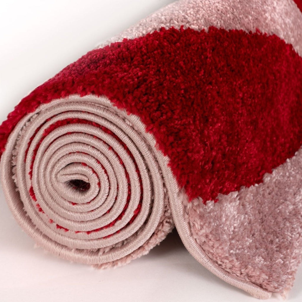 Joli Wave Red & Pink Rug - Joe’s Haven